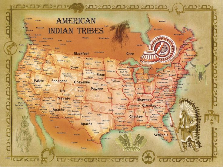 Historical Map of the American West